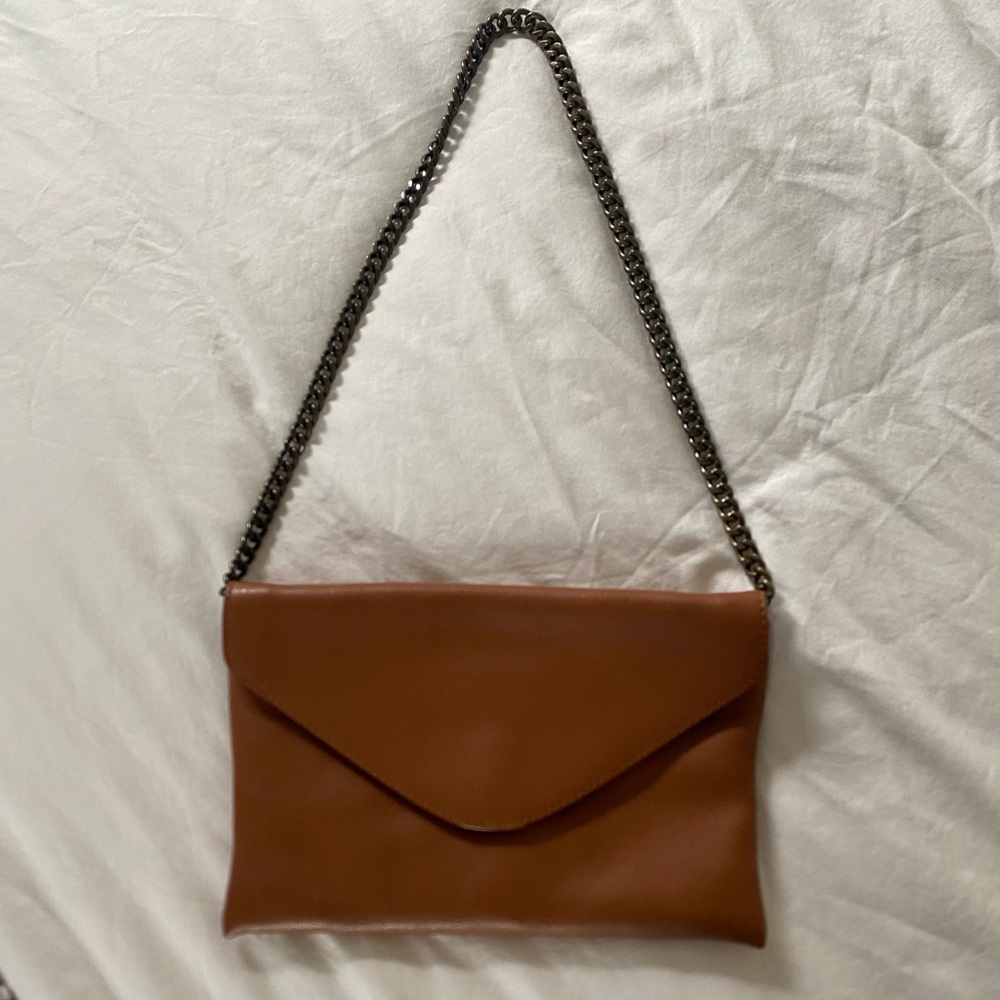 Jcrew simple brown purse